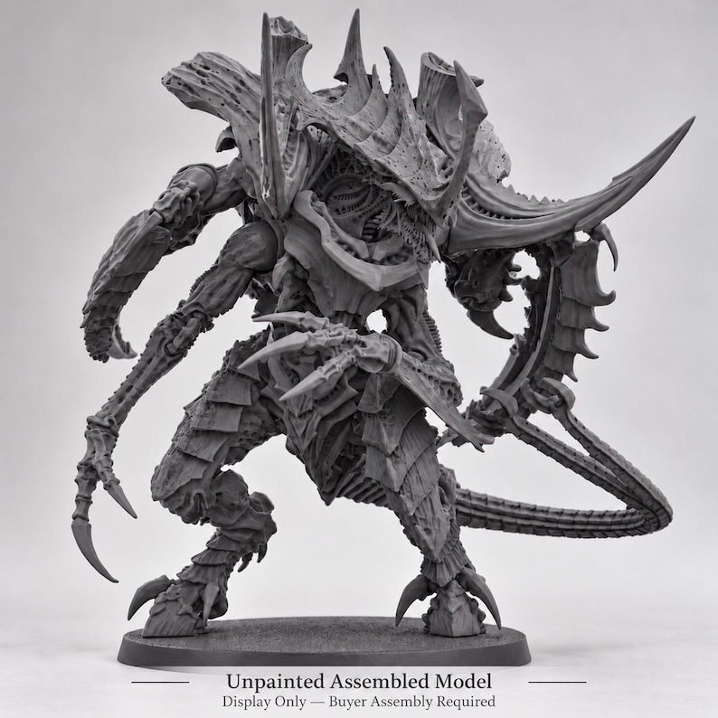 Tyranid Warhammer 40k Miniature 3d-printed Model Unpainted Figure ...
