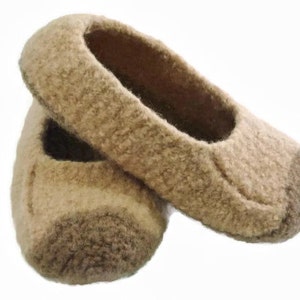 Made to order, men's felted wool slippers, loafer, size 5-12, choose colors and slip-resistant soles, treat yourself to comfort image 7