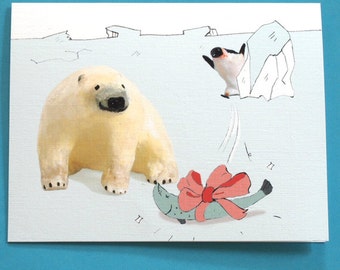 Birthday card - Polar birthday