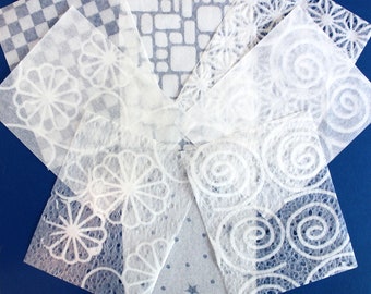 Rice paper for Decoupage Decopatch Scrapbook Craft Peony and laces