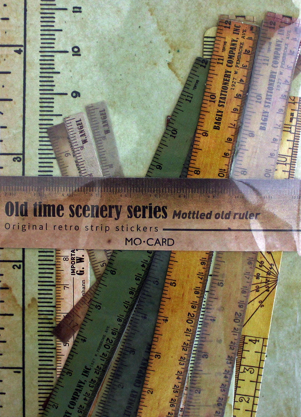 Retro Ruler Strip StickersRuler Stickers30Pcs Washi and | Etsy