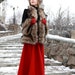 Jerry reviewed Short Fur Coat "Russian Seasons" with Hat and Muff; kaftan coat; russian folk costume; short winter coat