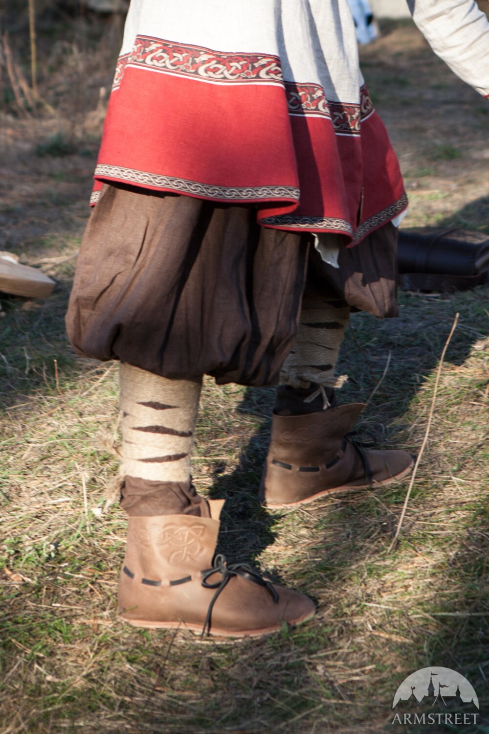 Viking Boots Men's Leather Shoes Medieval Shoes Etsy