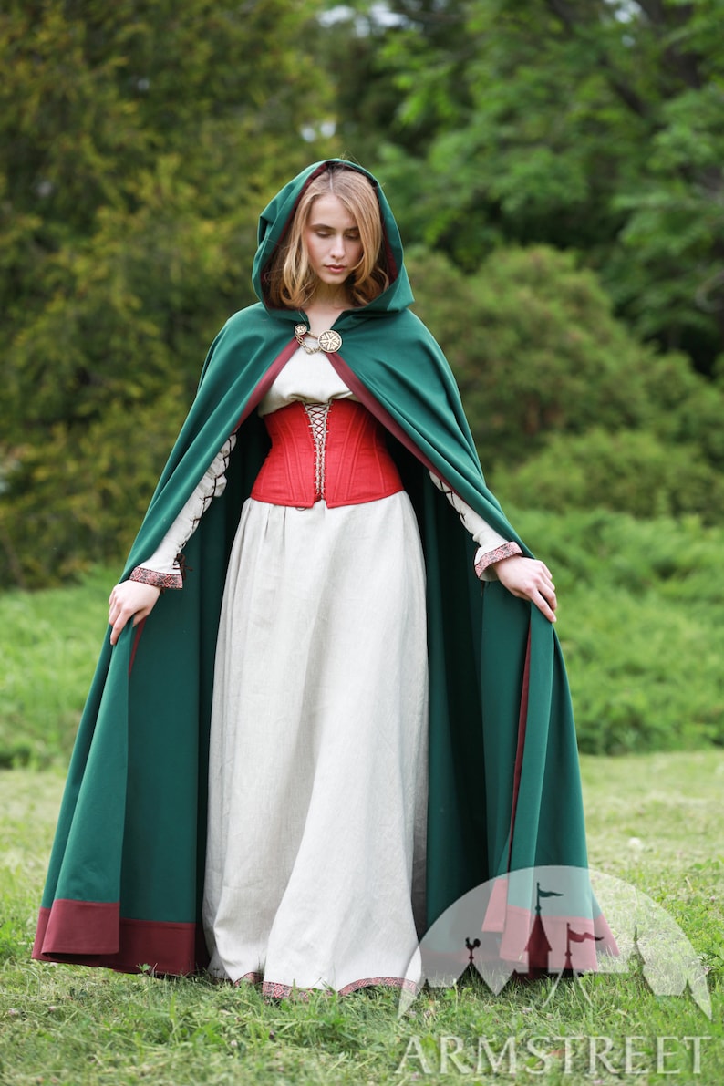 Unisex cloak Secret Garden Cotton Cloak Etsy