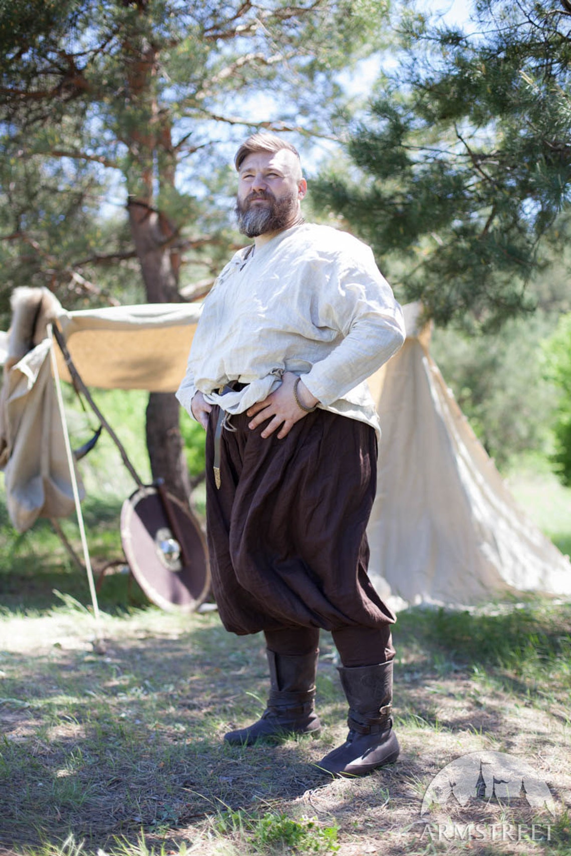 Linen Viking Pants Men's Viking Pants Linen Pants Etsy