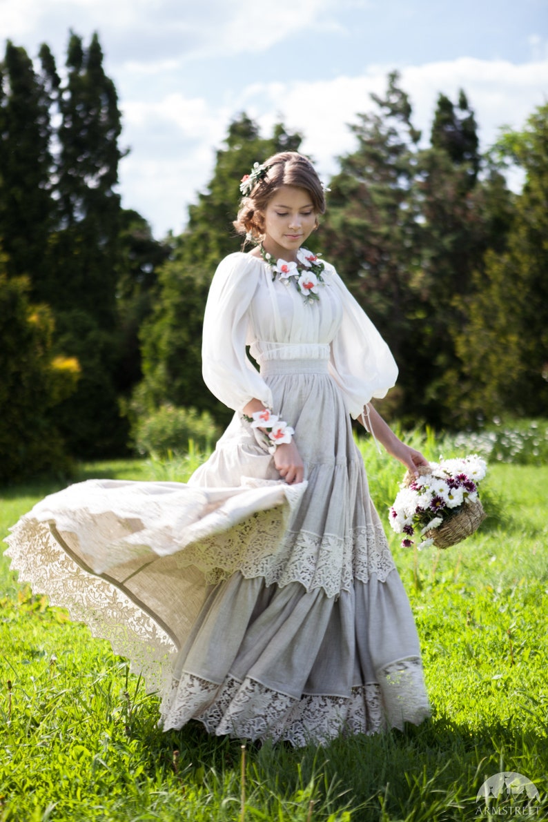 linen underskirt
