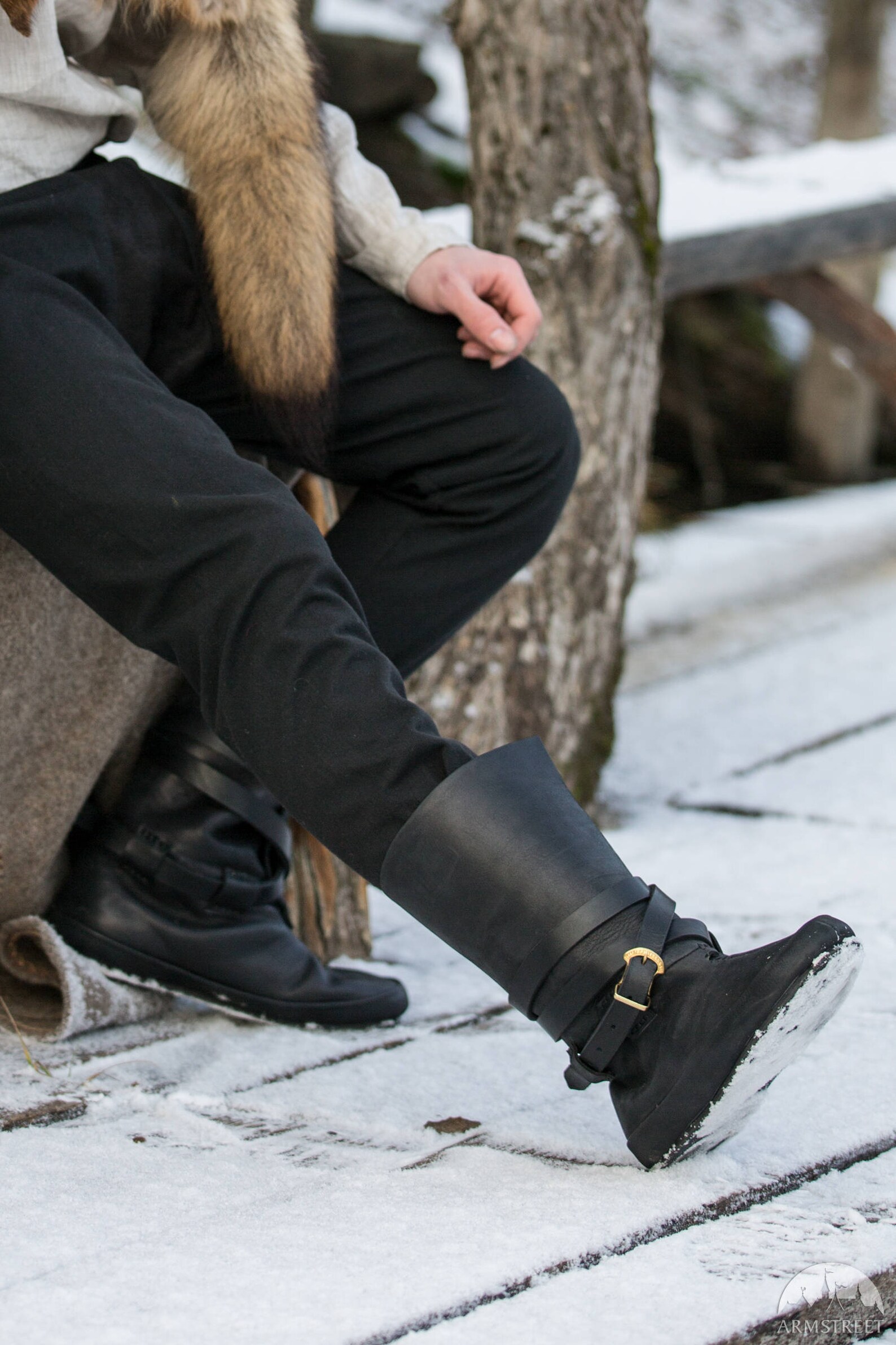 Viking Boots Men's Leather Boots Medieval boots Etsy