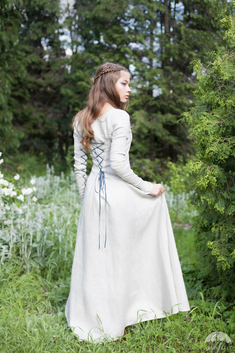 Medieval Linen Dress Fairy Tale