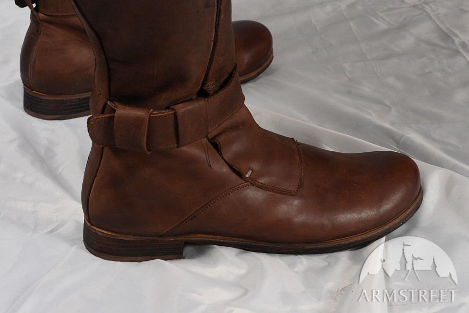 Mens High Leather Boots in Renaissance Style Etsy