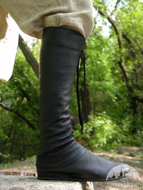 half calf laced boots from antiquity