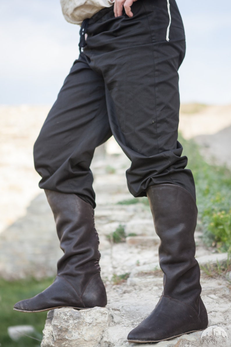 medieval long boots