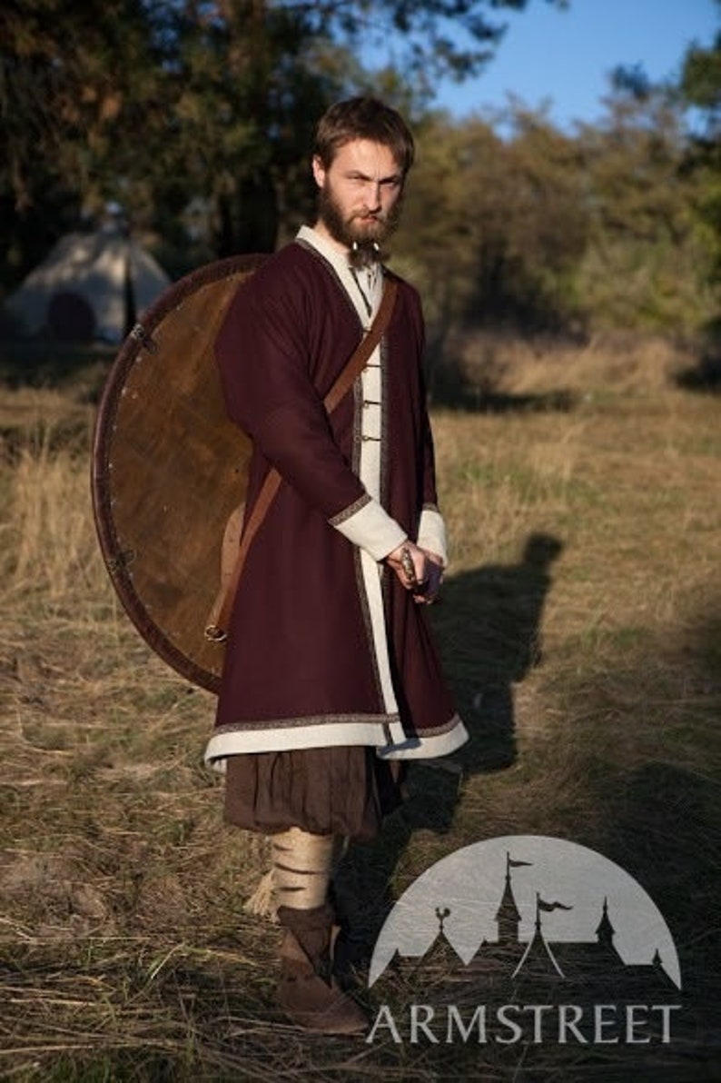 Mens Coat Viking Kaftan Bjorn the Broadsword | Etsy