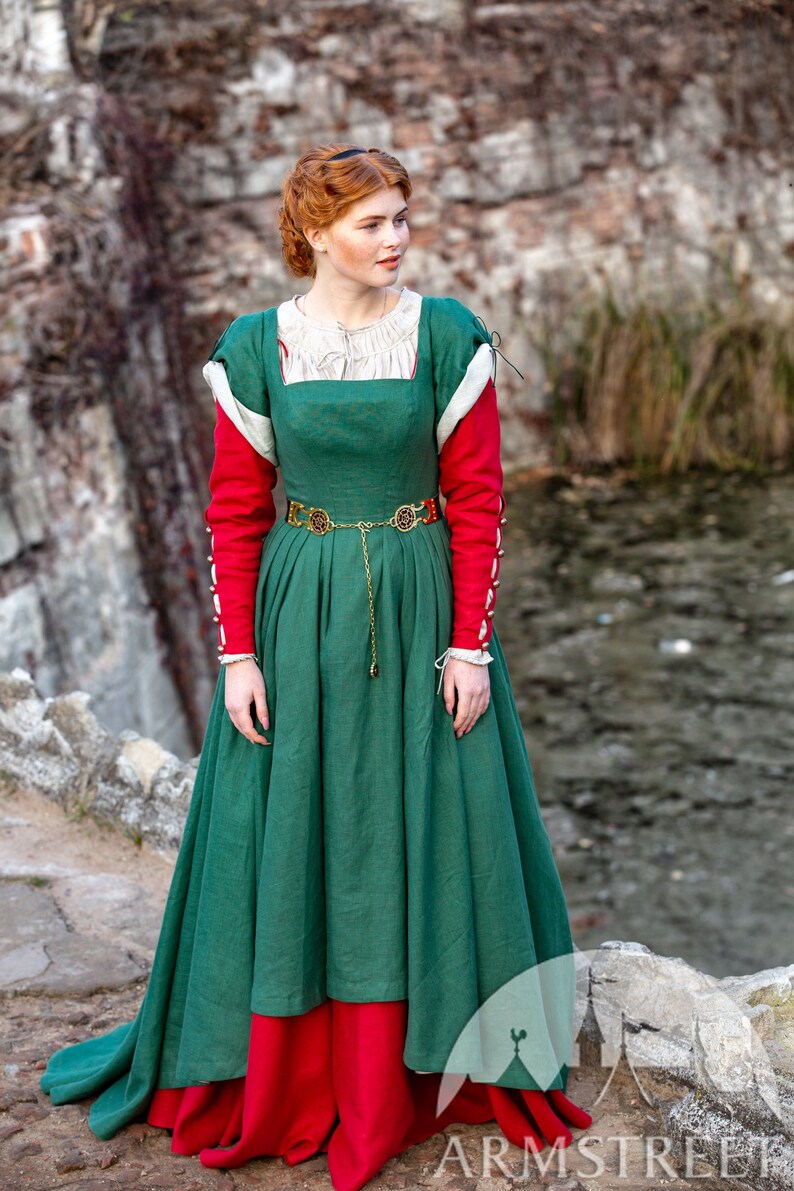 Leather and Brass Belt With Enamel german Rose Embossed Etsy