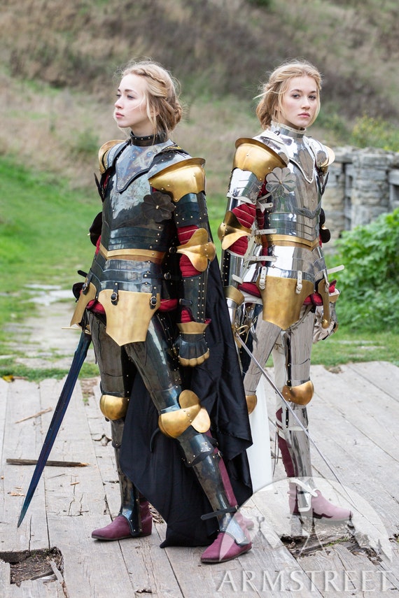 Armstreet Spring Steel Full Armor Set for Women evening Star LARP