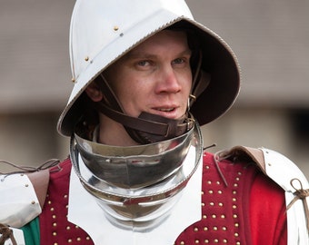 Armstreet Helmet "Hound of War"; Cabasset Helm; LARP; SCA; Cosplay; Medieval Historical Reenactment Warrior helm