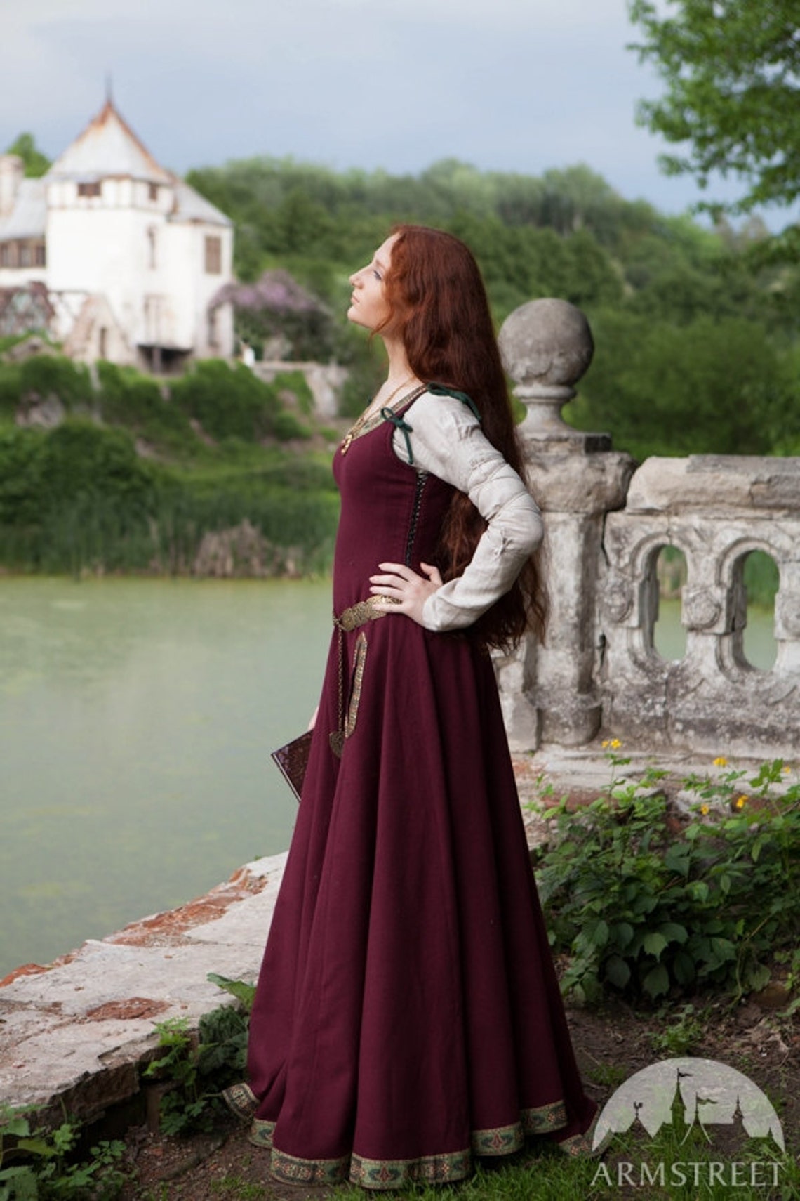 Medieval Wool Dress Sansa limited custom dress Etsy