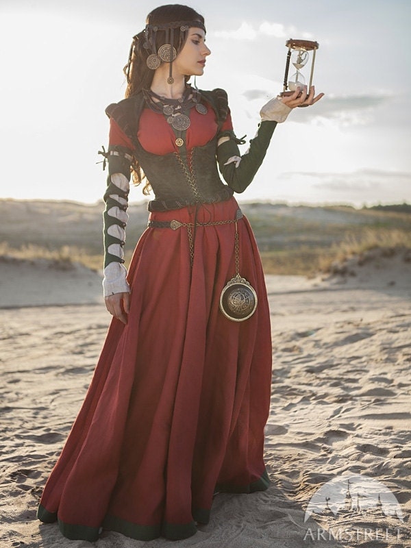 Armstreet Steampunk Corset & Dress Costume the Alchemists Daughter LARP SCA  Cosplay Ren Fair Medieval Fantasy Historical Garb 