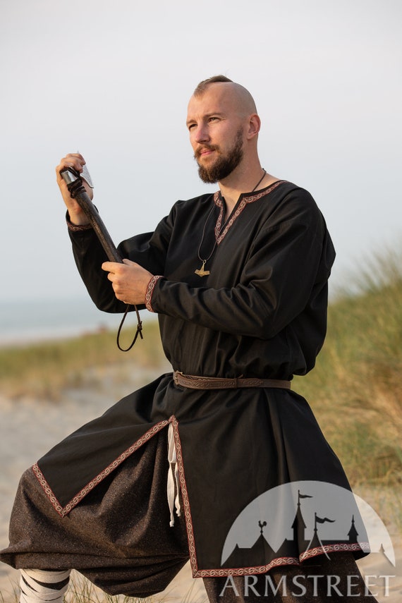 Tunique Viking Armstreet Bjorn l eclaireur Tunique medievale pour homme Tenue medievale pour homme Deguisement viking Tenue viking Etsy France