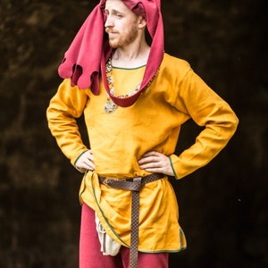 Medieval Woolen Chaperone Classic XIV Century Chaperon Hood - Etsy