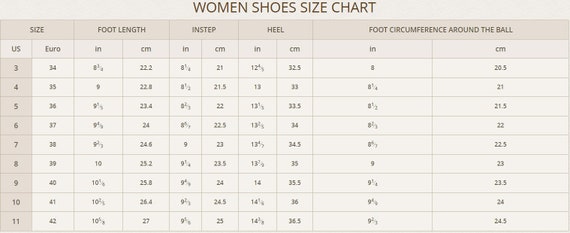 Louis Vuitton Women Shoe Size Guide