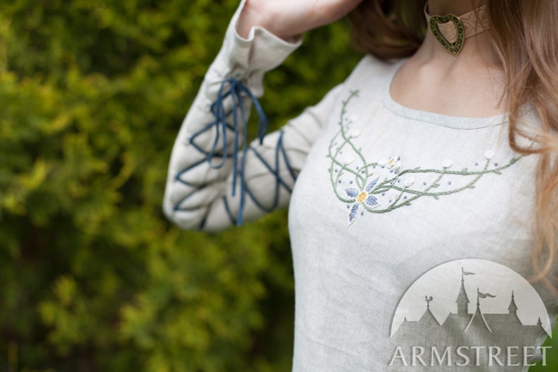 Medieval Linen Dress Fairy Tale