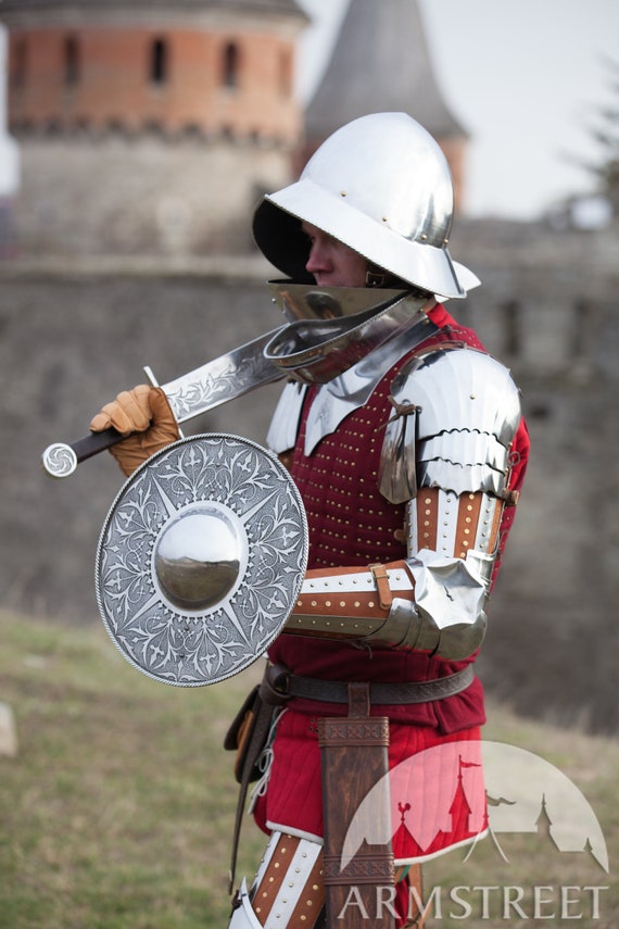 medieval buckler shield