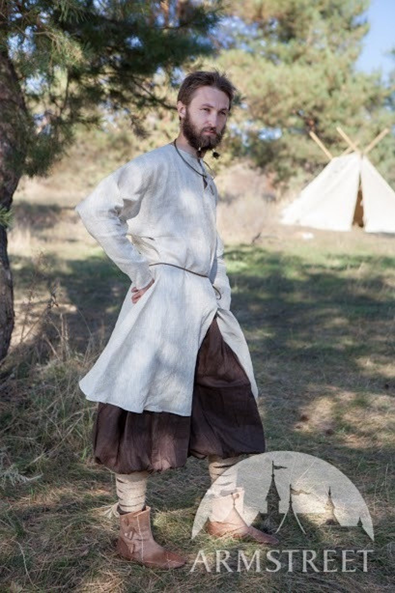 Men's Undertunic Viking Shirt Medieval Linen Undertunic - Etsy