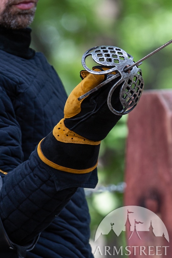rijm Wizard Defilé Short Cuff Padded Leather HEMA Fencing Gloves - Etsy
