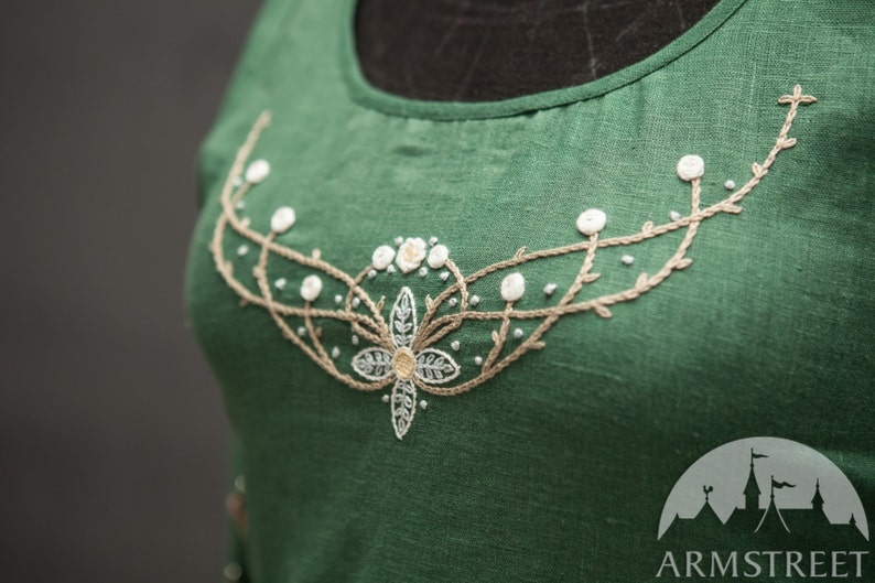 Medieval Linen Dress Fairy Tale