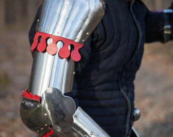 Armstreet Medieval European Armor Arms; Medieval Combat Armour; LARP; SCA; Cosplay; Ren Fair; Historical armor for Warrior Arts