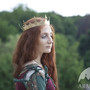 Armstreet Medieval Brass Crown "Sansa"; Cosplay; Fantasy; LARP jewelry; Historical crown; Discounted Price; IN STOCK! Ready to ship!