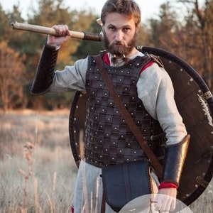 Medieval Men's Leather Body Armour Viking Armor - Etsy