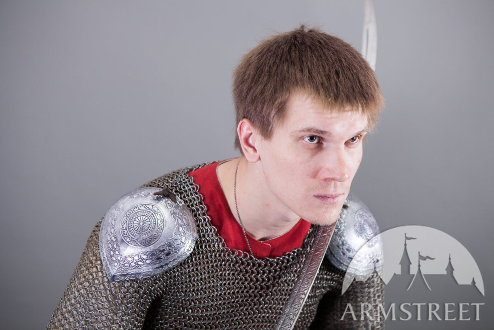 Medieval Rus Pauldrons Spaulders Etched Medieval Pauldrons Etsy