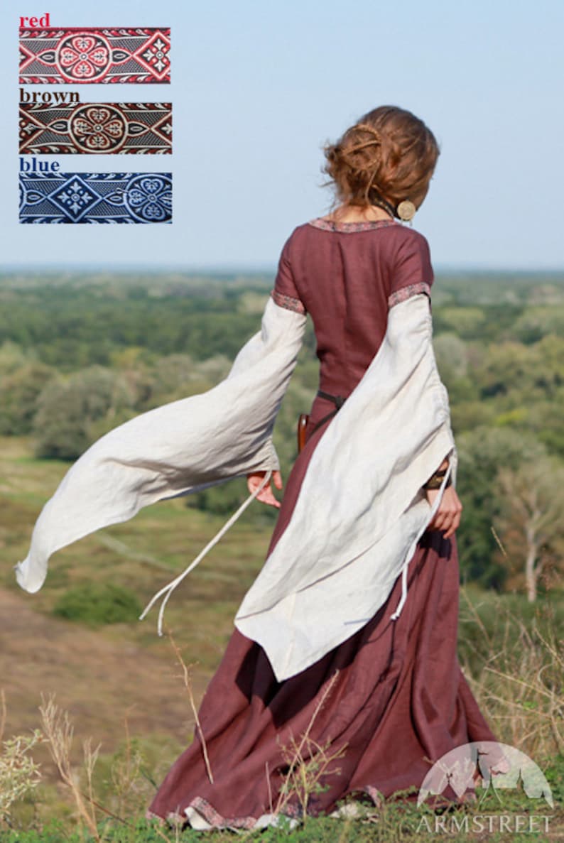 Armstreet Medieval Fantasy Dress Archeress Medieval Outfit LARP women's costume Medieval kirtle RenFaire gown In StockReady to Ship image 6