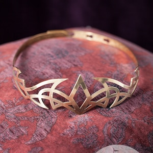 Medieval Brass Circlet Handmade Crown Tiara - Etsy