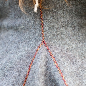 Womens Coat Viking Kaftan ingrid With Embroidery - Etsy