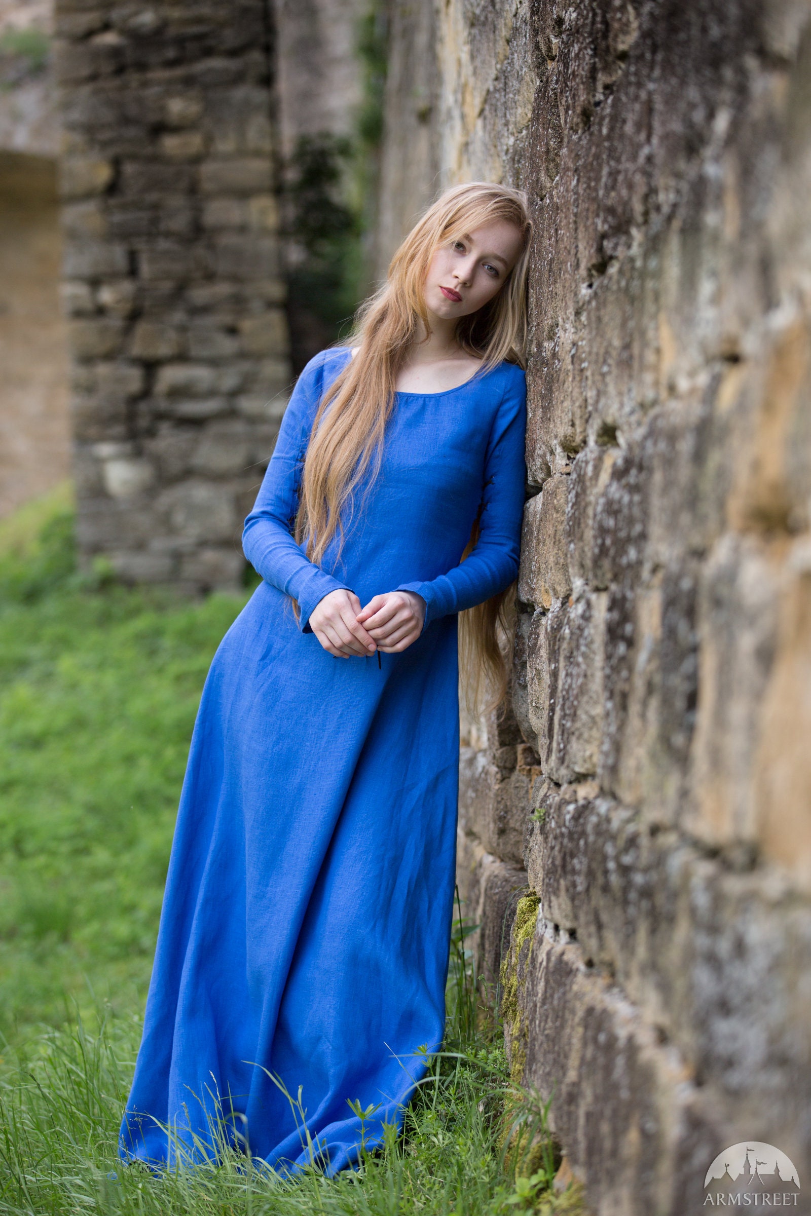 Vestido medieval mujer Azul ⚔️ Tienda-Medieval