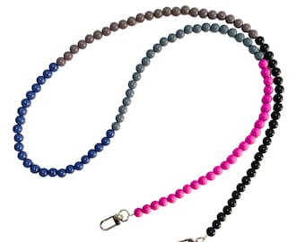 Beaded Phone Necklace 47" - Cross Body Phone Strap