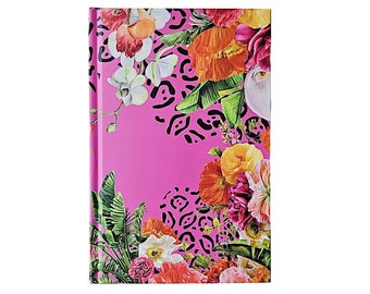 Redefining My Joy : Hardbound Journal | Floral | Hawaii | Leopard Print