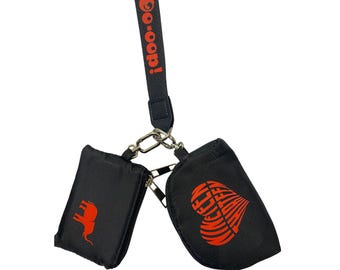 Cartera llavero con doble bolsillo inspirada en DST, pulsera doble Devastating Diva