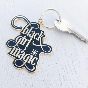 Black Girl Magic key chain charm key ring, key charm black girl magic charms, black girl magic key ring charm key fob