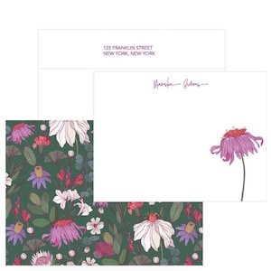 Gepersonaliseerde briefpapierset: 'Build Me Up Buttercup' | Aangepaste notitiekaarten met retouradresenvelop
