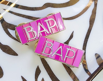 BAP Enamel Lapel Pin: Black American Princess, Black Girl Magic