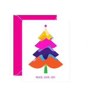 Peace.Love.Joy Weihnachtskarte
