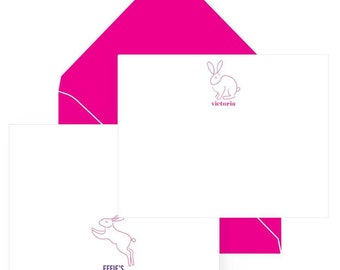 Personalisiertes Briefpapier-Set für Kinder: Hunny Bunny | Fußball-Notizkarten für Kinder
