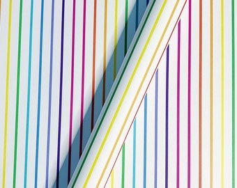 Rainbow Stripe Wrapping Paper