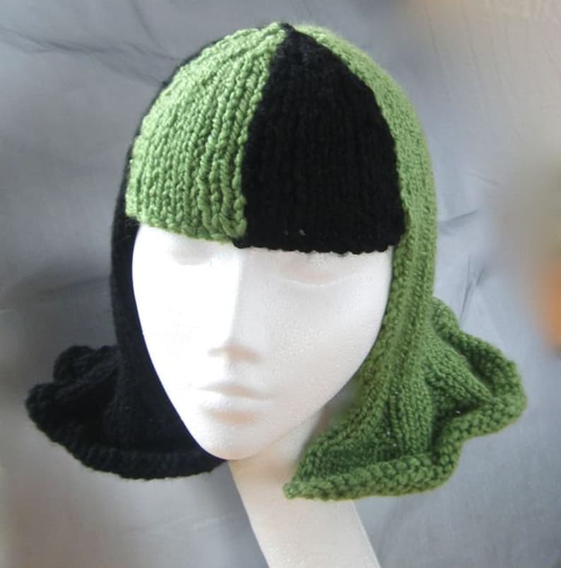 Halloween Hat Wig Knitting Pattern image 1