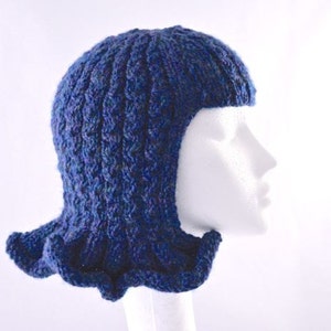 Knitting Pattern: Wavy Hat Wig, fun chemo cap, fancy dress or just for FUN!