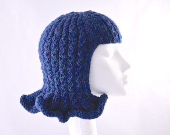 Knitting Pattern: Wavy Hat Wig, fun chemo cap, fancy dress or just for FUN!