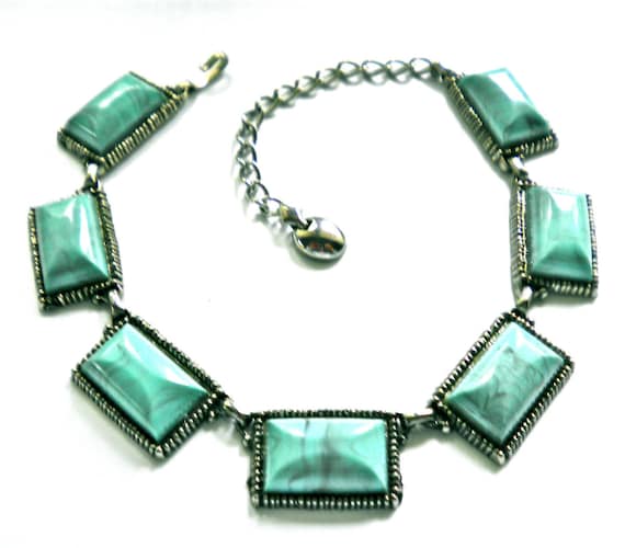 Vintage MCM Statement Necklace  Big Chunky Links … - image 1